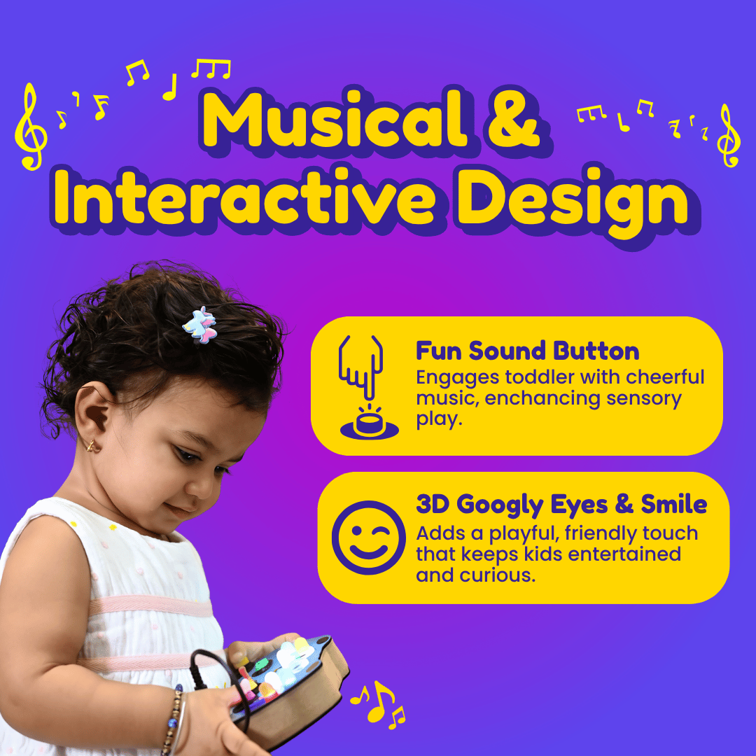 Mini-Minds Controller Montessori Busy Board