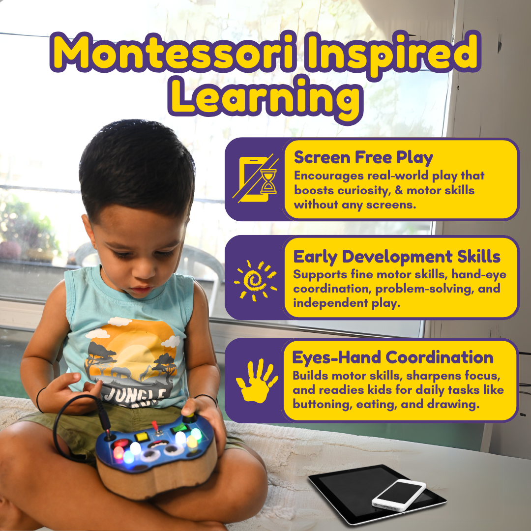 Montessori Busy Board Mini-Minds Controllerš®
