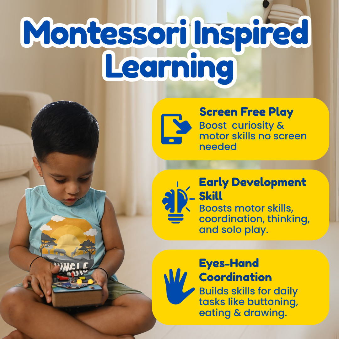 Police Car Cruiser Montessori Busy Board
