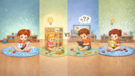 Busy Boards vs Screen Time: What Builds Focus?