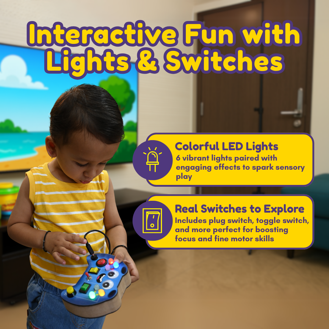 Montessori Busy Board Mini-Minds Controller🎮