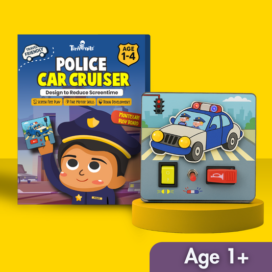 Police Car Cruiser Montessori Busy Board