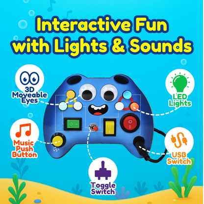 Mini-Minds Controller Montessori Busy Board