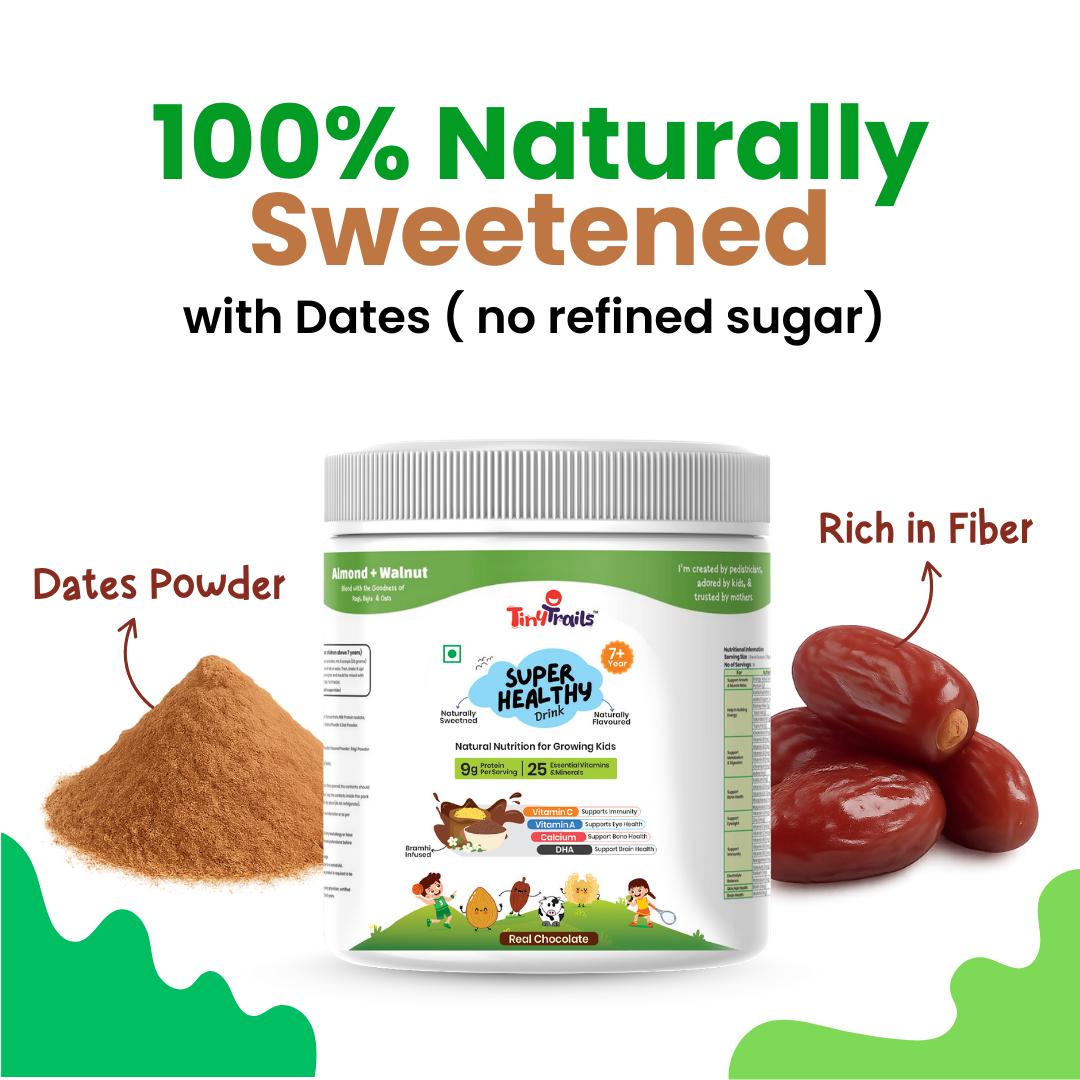 100% Natural Nutritional Drink for Kids 7-13 | Supports Growth & Development, No Additives